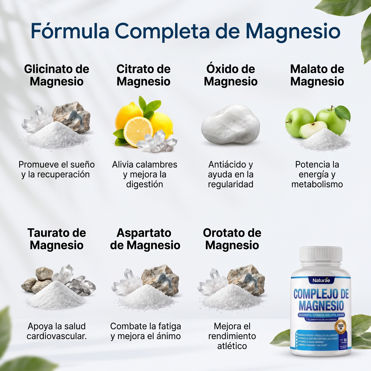Naturae® Complejo de Magnesio 7 Formas