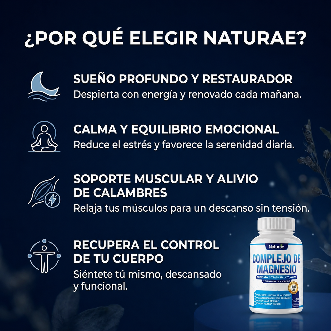 Naturae® Complejo de Magnesio 7 Formas