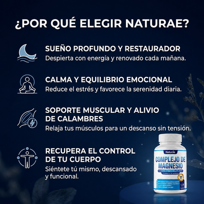 Naturae® Complejo de Magnesio 7 Formas