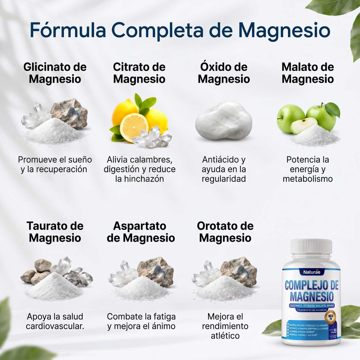 Naturae® Complejo de Magnesio 7 Formas