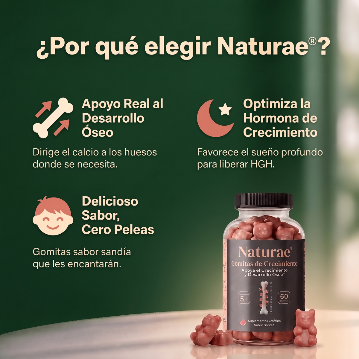 Naturae® Crecimiento Óseo Natural